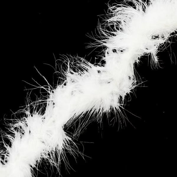 Boa de plumas sintética 10 mt Blanco