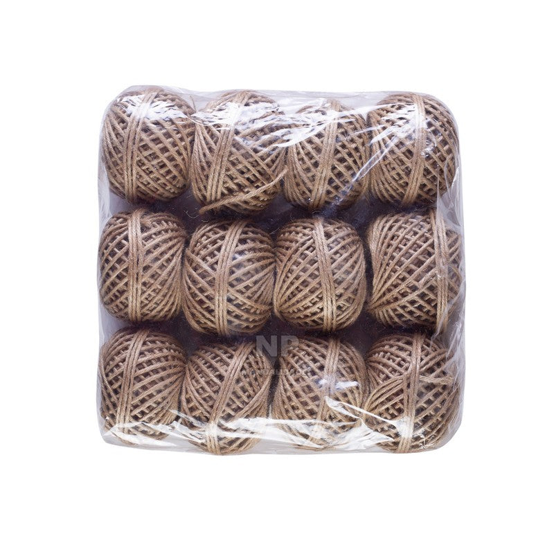 Cáñamo Pulido Ovillo 80 Grs Set 12 Unidades
