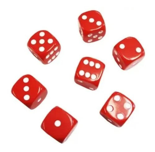 Dados de colores 50 un.