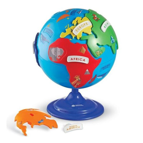 Globo Terráqueo Puzzle 3D 14 piezas
