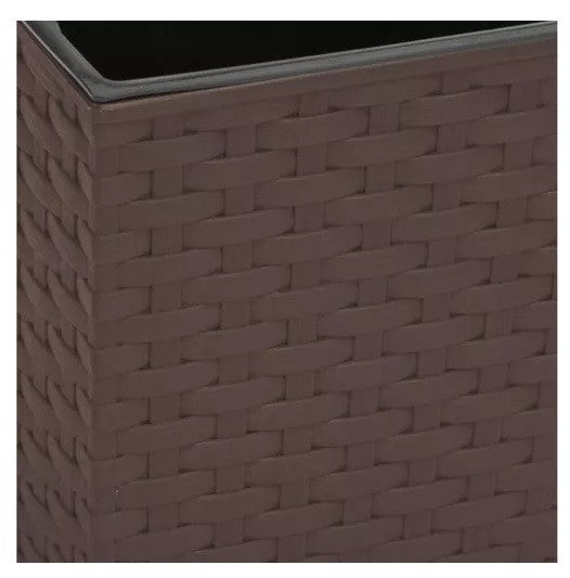 Maceta Autorregante Estilo Ratan 30x30x30 Cm.