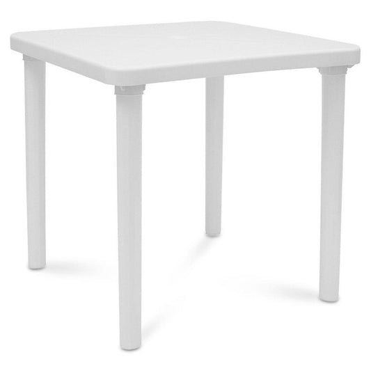 Mesa Plástica Cuadrada De Terraza