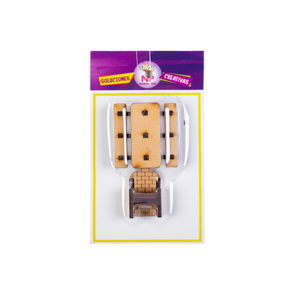 Muebles Exteriores Para Maqueta O Casa De Muñeca
