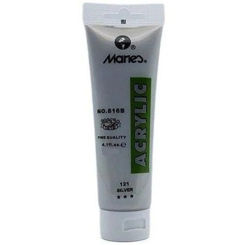 Pintura Acrílica 75 Ml Plateado Marie's