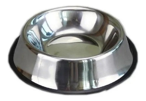 Plato para perro o gato acero 26 cm.