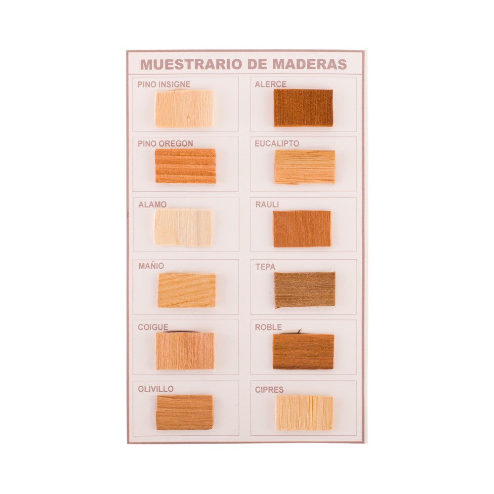 Muestrario de Maderas