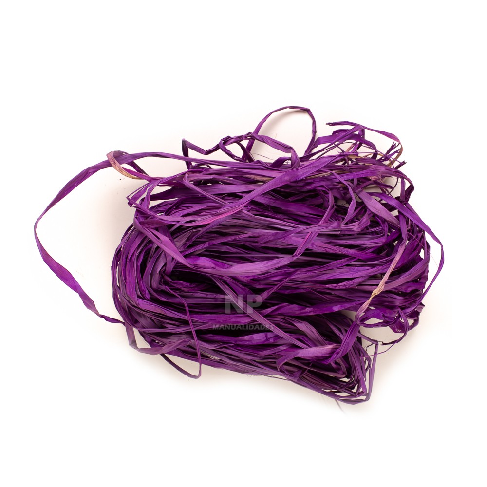 Rafia Natural De Colores 25 Grs.