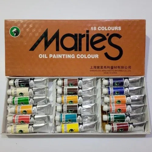 Oleo En Tubos 18 Colores Marie's