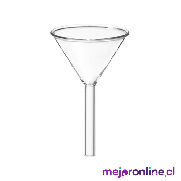 Embudo de vidrio 5 cm.