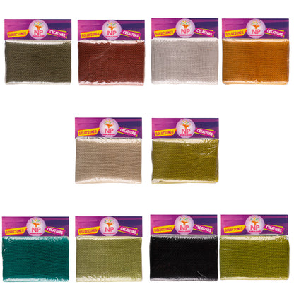 Arpillera De Colores 50x30 Cms Pack 10 Un.