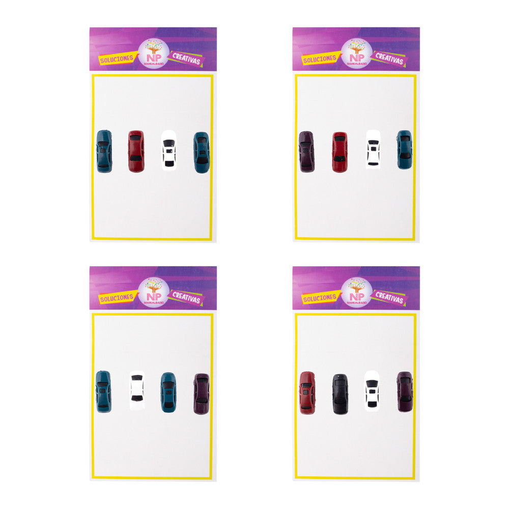Autitos Para Maqueta Pack 12 Un.