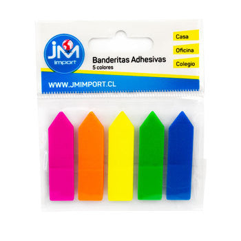 Banderitas Adhesivas Tipo Post-it Fluorescentes 250 Un.