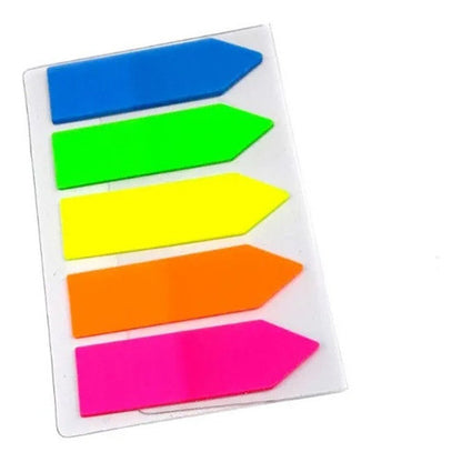 Banderitas Adhesivas Tipo Post-it Fluorescentes 250 Un.