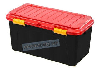 Baul Caja Organizadora 90 Lt. Con Ruedas