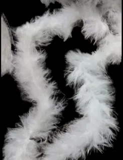 Boa de plumas sintética 10 mt Blanco