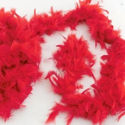 Boa de plumas blancas de ganso 2 mt.