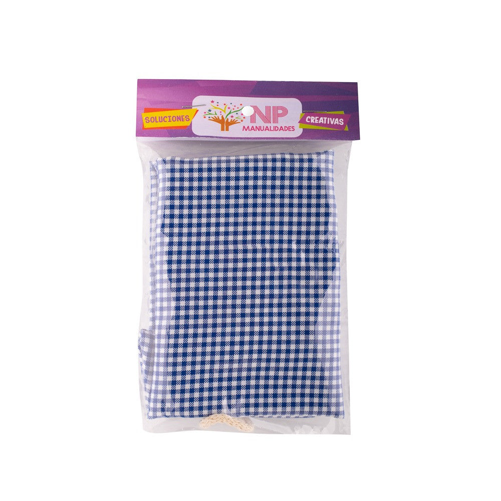 Bolsa De Género Cuadrillé 20x20 Cm. Pack 3 Un.