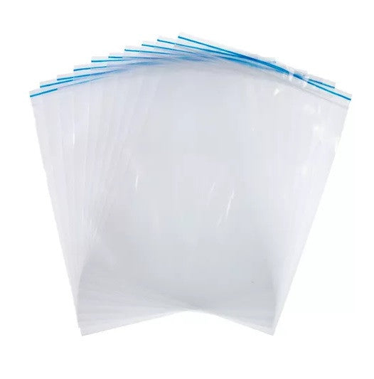 Bolsa Zipper Transparente 18x20 Cm. Pack 25 Un.