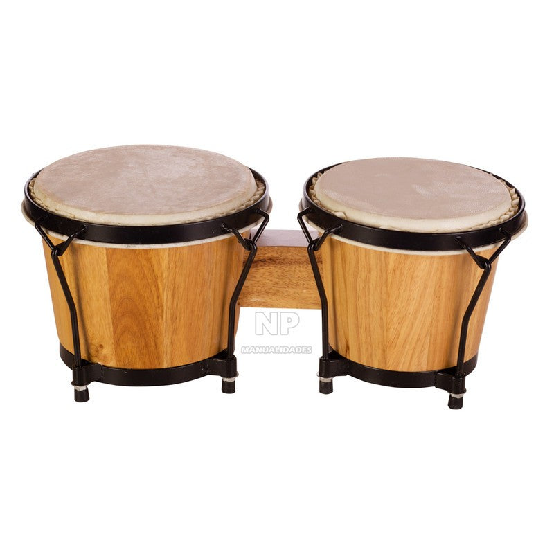 Bongó De Percusión De Madera