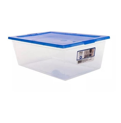 Caja Organizadora 15 Litros Wenco Mybox Cierre Click