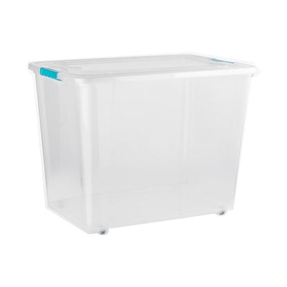 Caja Organizadora 72 Lts Con Ruedas. / Pack 3 Un.
