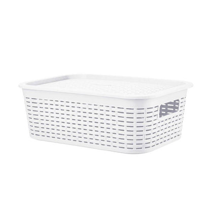 Caja Organizadora Canastilla Ratán 13 Lt. / Pack 6 Un.