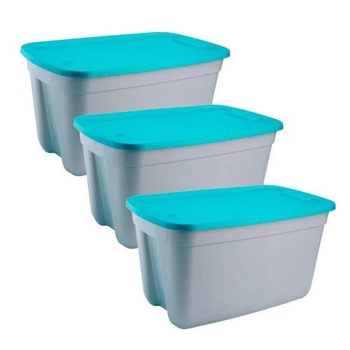 Caja Organizadora Megaforte 120 Lts. / Pack 3 Un.