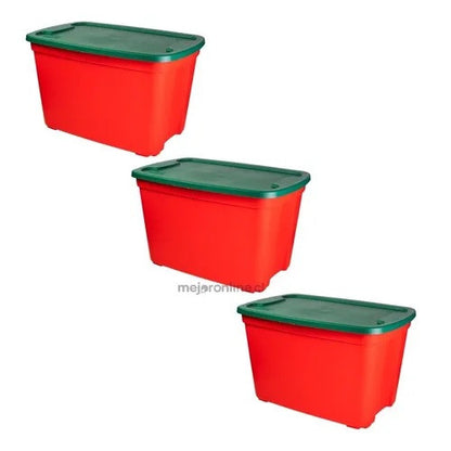 Caja Organizadora Megaforte 75 Lts. / Pack 3 Un.