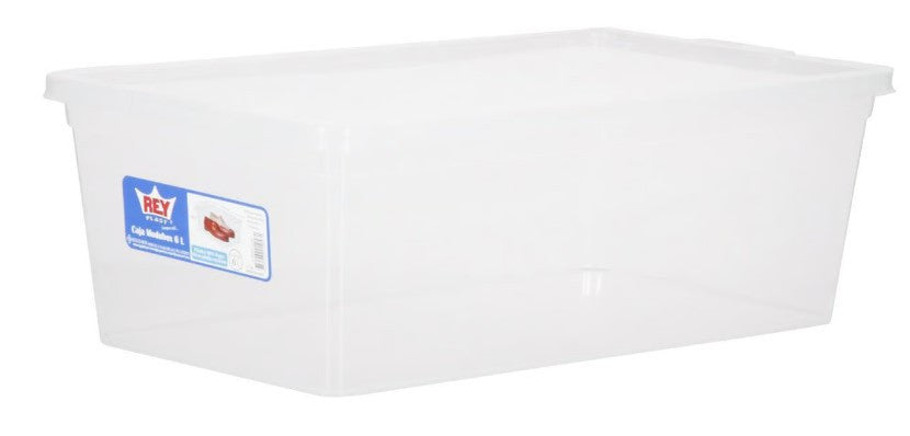 Caja Organizadora Transparente 6 Lts Modubox