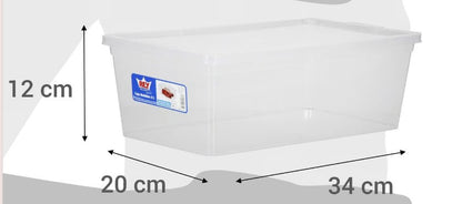 Caja Organizadora Transparente 6 Lts Modubox