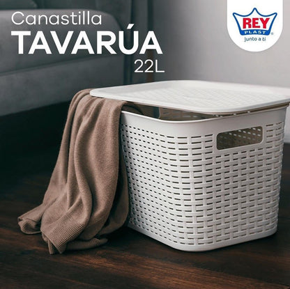 Canastilla Tavarúa Ratán 22 lt.