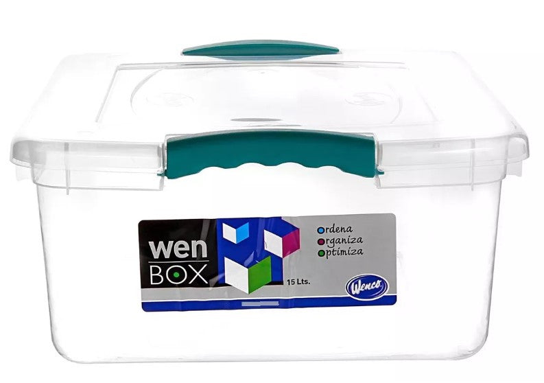 Caja Organizadora Wenbox 15 Litros Transparente Wenco