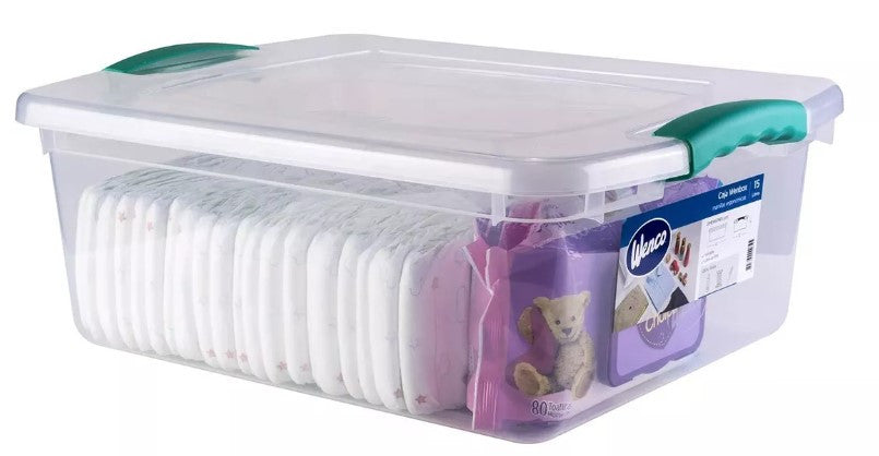 Caja Organizadora Wenbox 15 Litros Transparente Wenco