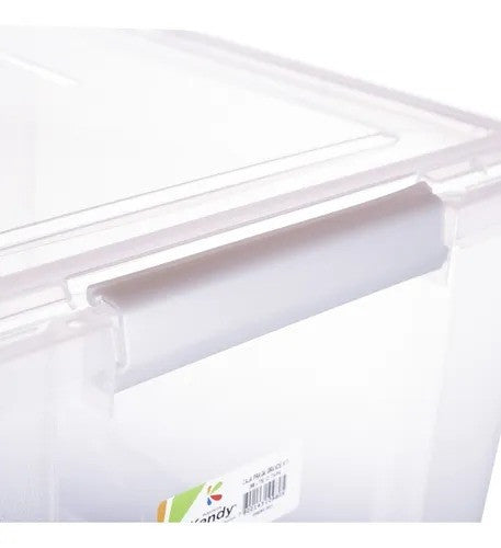 Caja Transparente 68 Lt Urna De Votación / Pack 3 Un.