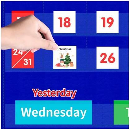 Calendario Mural En Ingles 76x110 Cms.