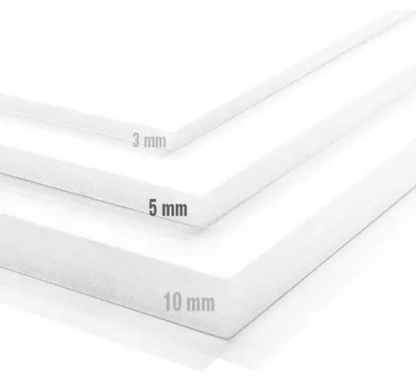 Carton Pluma 50x70 Cms. Espesor 5 Mm.
