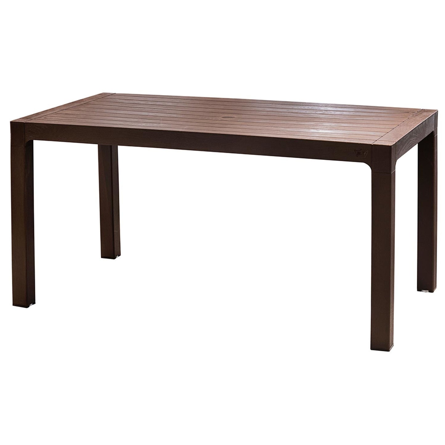 Comedor Resina Tipo Madera 150x80 Cm. Incluye 6 Sillas