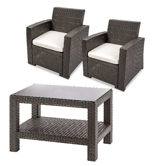 Set Ratan Balcon O Terraza Tavarua