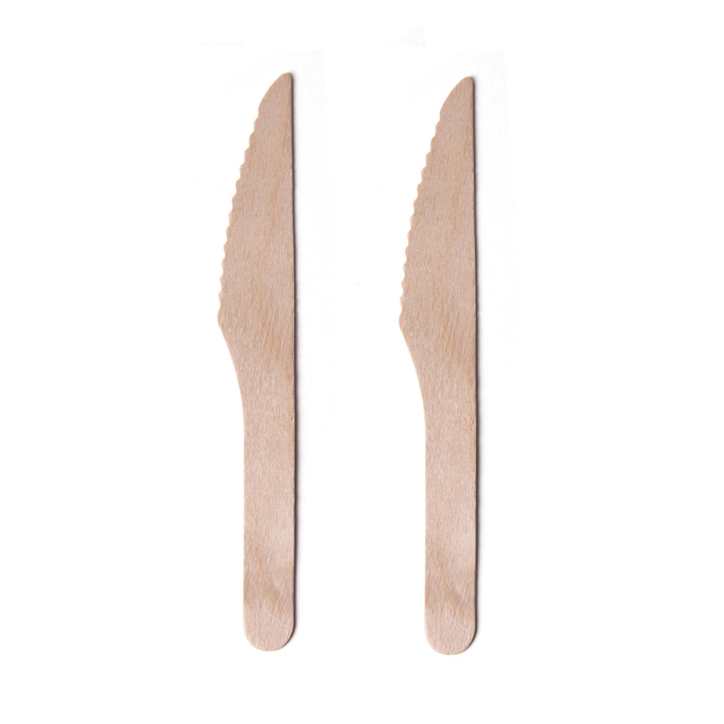 Cuchillos ecológicos de madera 100 un.