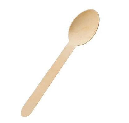 Cucharitas Postre O Coctel Ecológicas Madera / Pack 100 Un.