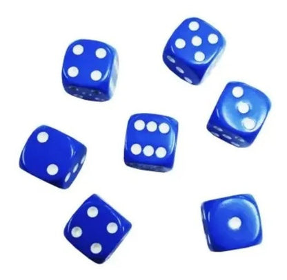 Dados de colores 50 un.