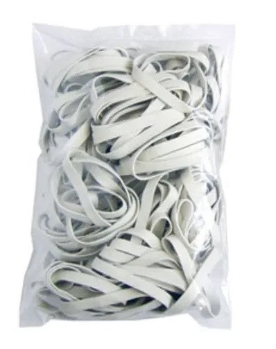 Elástico grueso blanco 500 grs.