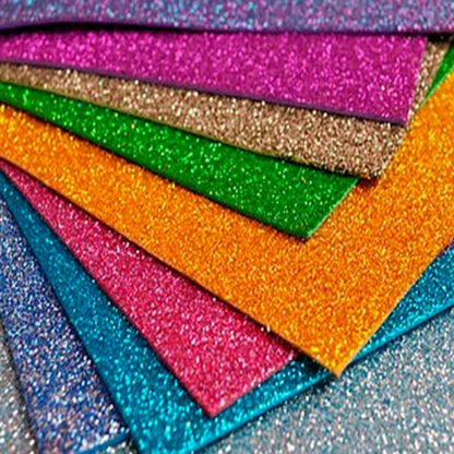 Goma Eva Glitter 40x60 cm Pack 10 un.