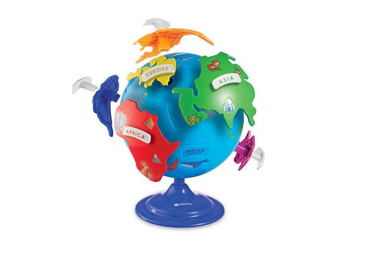 Globo Terráqueo Puzzle 3D 14 piezas