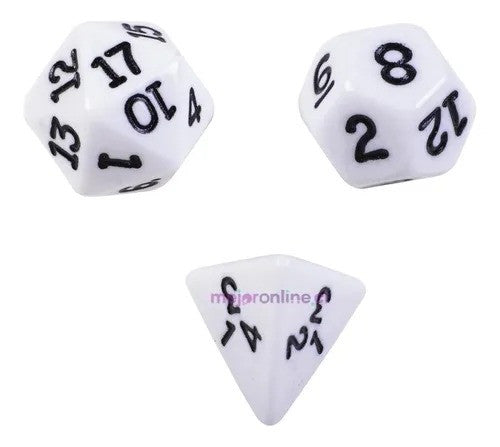 Dados para juegos de rol 15 un.