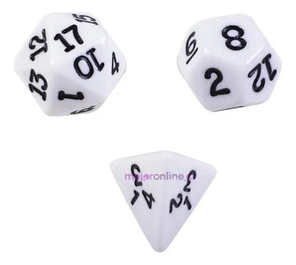 Dados para juegos de rol 15 un.