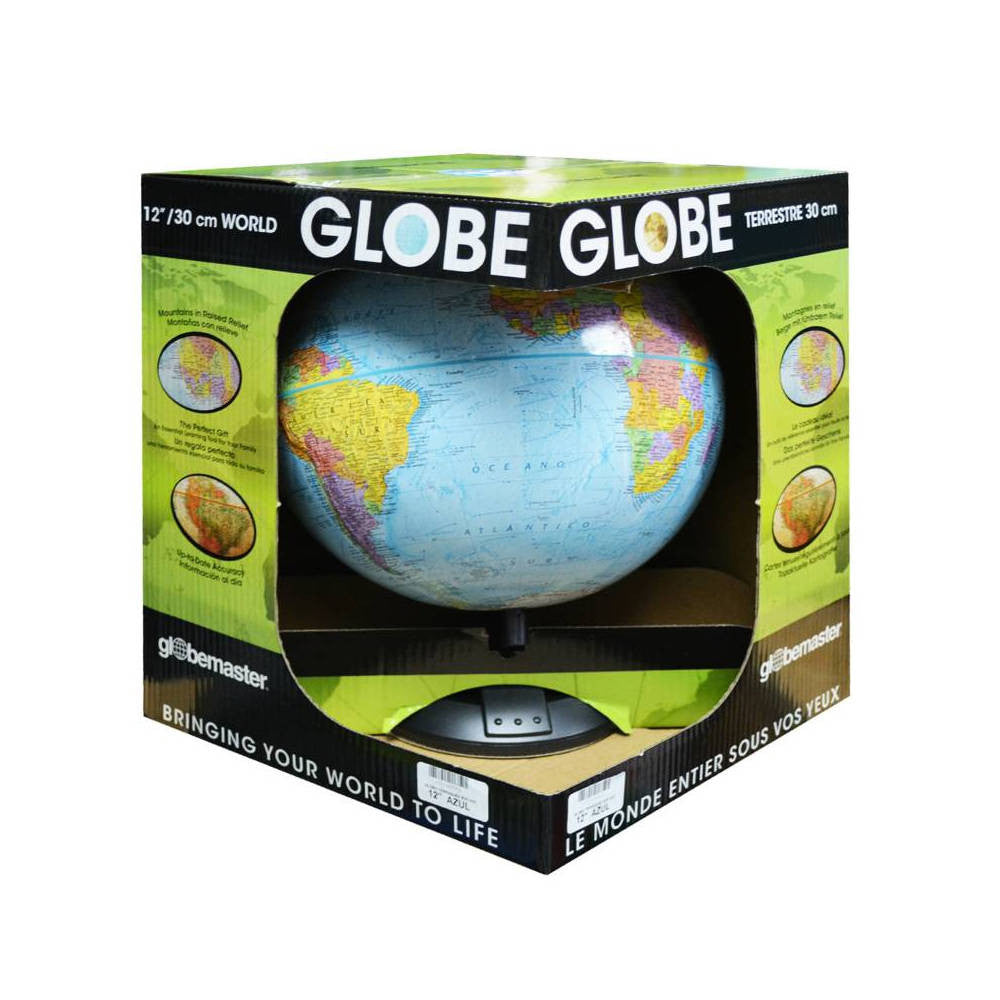 Globo Terráqueo con relieve