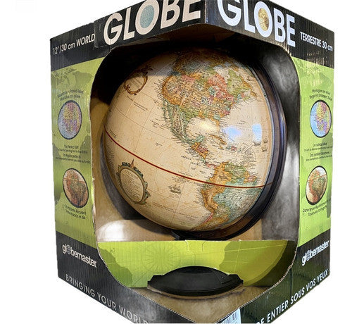 Globo Terráqueo con relieve