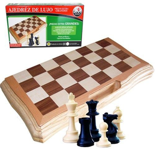 Tablero Ajedrez de lujo Piezas Extras Grandes