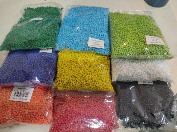 Mostacillas de colores 500 grs.